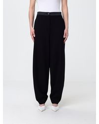 Emporio Armani - Viscose Blend Chino Trousers - Lyst