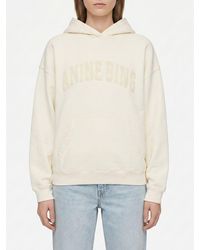 Anine Bing - Cotton Hoodie With Logo - Lyst
