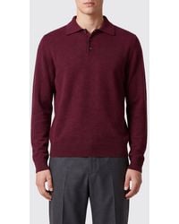 Zanone - Long-Sleeved Pure Cashmere Knit Polo Shirt With A Classic Collar - Lyst