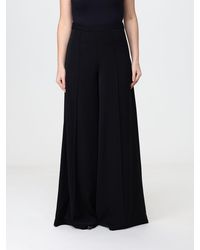 SIMONA CORSELLINI - High-Waisted Crêpe Palazzo Trousers - Lyst