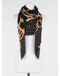 Twinset - Viscose Scarf With Chain Print - Lyst