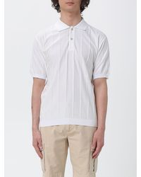 Paul & Shark - Paul &Amp Shark Cotton Knit Polo Shirt - Lyst