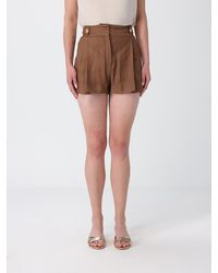Elisabetta Franchi - Linen Blend Shorts - Lyst