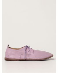 Marsèll Strasacco Leather Derby Shoes - Purple