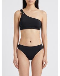 Max Mara - One-Shoulder Asymmetrical Polyamide Bikini Top - Lyst
