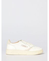 Autry - Medalist Low Leather Sneakers With Lace Details - Lyst