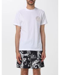 Versace - T-shirt basic in cotone - Lyst