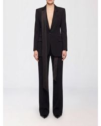 The Attico - Single-Breasted Wool Blazer With Sash - Lyst