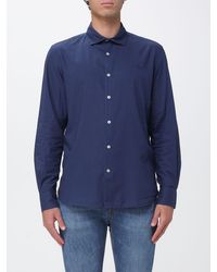 MC2 Saint Barth - Cotton Poplin Shirt With Embroidered Logo - Lyst