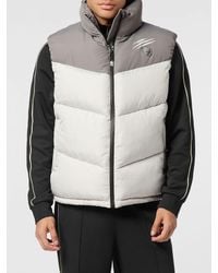 Philipp Plein - Logo Padded Nylon Vest - Lyst