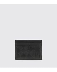 Burberry - Embossed Leather Credit Card Holder - Lyst