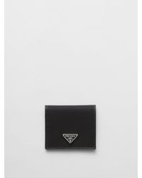 Prada - Triangle Wallet - Lyst