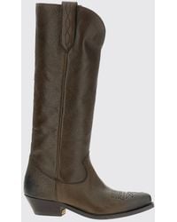 Golden Goose - Wish Star Leather Knee-High Cowboy Boots - Lyst