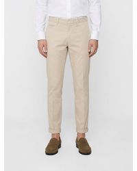 Dondup - Stretch Cotton Chino Trousers - Lyst