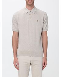 Polo Ralph Lauren - Short-Sleeve Cotton Knit Polo Shirt With Embroidered Pony Logo - Lyst
