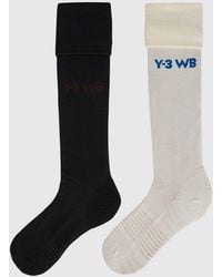 Wales Bonner - Ribbed Cotton Socks Y-3 X With Jacquard Logo - Lyst