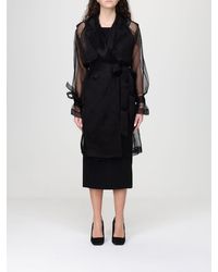 Pinko - Cocco Silk Organza Trench Coat - Lyst