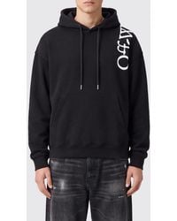 Off-White c/o Virgil Abloh - Cotton Hoodie With Contrasting Logo And Kangaroo Pocket - Lyst