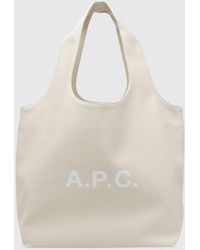 A.P.C. - Ninon Faux Leather Tote Bag - Lyst