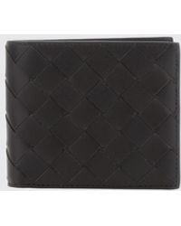Bottega Veneta - Woven Calfskin Bifold Wallet - Lyst