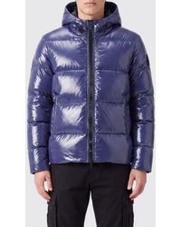 Herno - Short Quilted Nylon Down Jacket With Hood And Zip Closure - Lyst