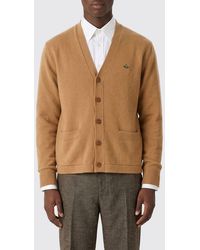 Vivienne Westwood - Merino Wool And Cashmere Cardigan With Logo - Lyst