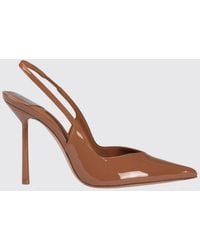 Le Silla - Vivienne Brushed Leather Slingback Pumps - Lyst