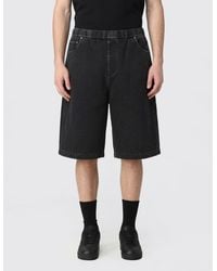 Entire studios - Cotton Denim Shorts - Lyst