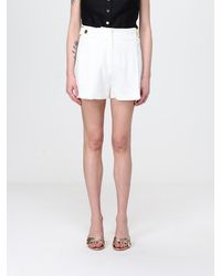 Elisabetta Franchi - Linen Blend Shorts - Lyst