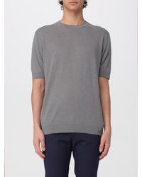 Zanone - Rundhals-Pullover Aus Leinen Und Baumwolle - Lyst