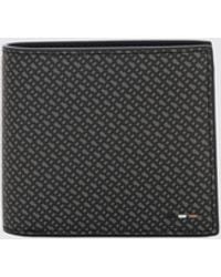 BOSS - Monogram Faux Leather Wallet - Lyst