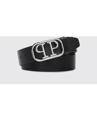 Philipp Plein - Embossed Leather Belt - Lyst