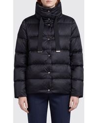 Herno - Short Quilted Polyester Down Jacket With High Collar And Buttons - Lyst