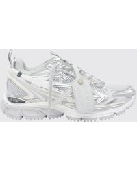 Off-White c/o Virgil Abloh - Be Right Back-Sneaker Aus Leder Und Mesh Mit Logo-Anhänger - Lyst