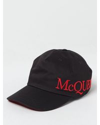 Alexander McQueen - Cappello in twill con logo - Lyst