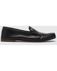 Versace - Leather Loafers - Lyst