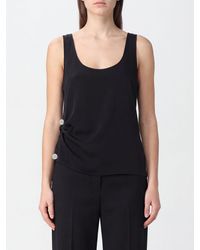 GIUSEPPE DI MORABITO - Off-Shoulder Top With A Square Neckline And Piercing Detail - Lyst