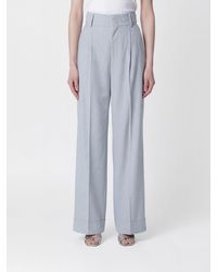 Alberta Ferretti - Tailored Silk Blend Trousers - Lyst