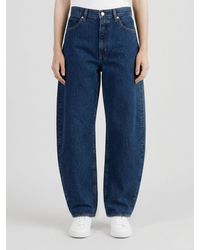 FRAME - Cotton Baggy Jeans - Lyst