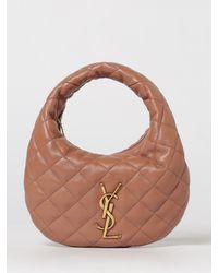 Saint Laurent - Icarino Quilted Nappa Hobo Bag - Lyst
