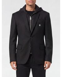 Billionaire - Single-Breasted Hooded Blazer - Lyst
