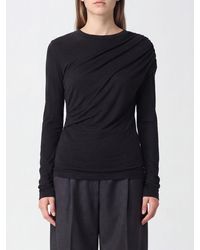 Isabel Marant - Long-Sleeved Draped Viscose Top - Lyst