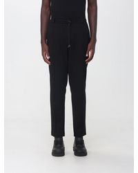 Heskimo - Slim Fit Jersey Trousers With Drawstring Waist And Welt Pockets - Lyst