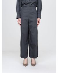 Max Mara - Cotton Cropped Trousers - Lyst