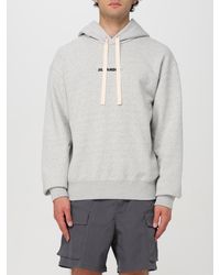 Jil Sander - Kapuzen-sweatshirt mit logo - Lyst