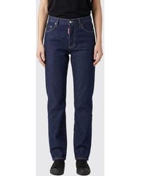 DSquared² - Vaqueros Rectos De Denim De Algodón - Lyst