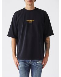 DSquared² - Cotton T-Shirt With Logo - Lyst