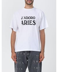 Aries - T-shirt in cotone - Lyst