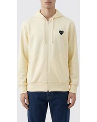 COMME DES GARÇONS PLAY - Comme Des Gar&Ccedil	Ons Play Zip-Up Hooded Sweatshirt - Lyst