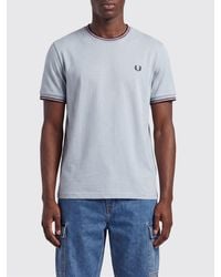 Fred Perry - Cotton T-Shirt With Logo - Lyst